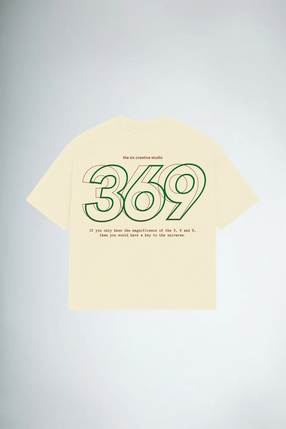 T shirt 369 Milky White
