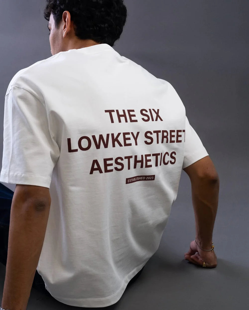T-shirt Lowkey Street Aesthetics White