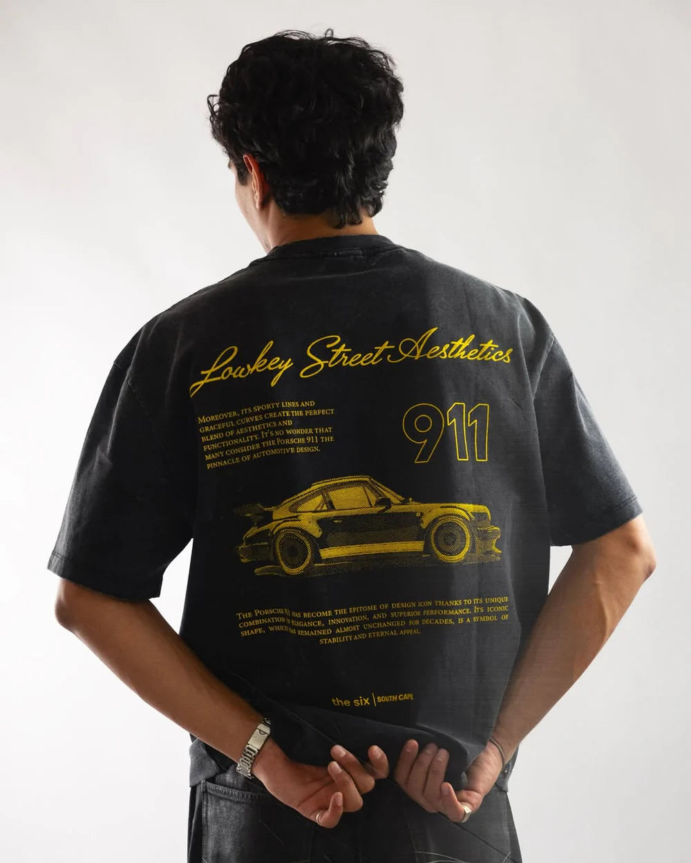 Black Porsche Yellow