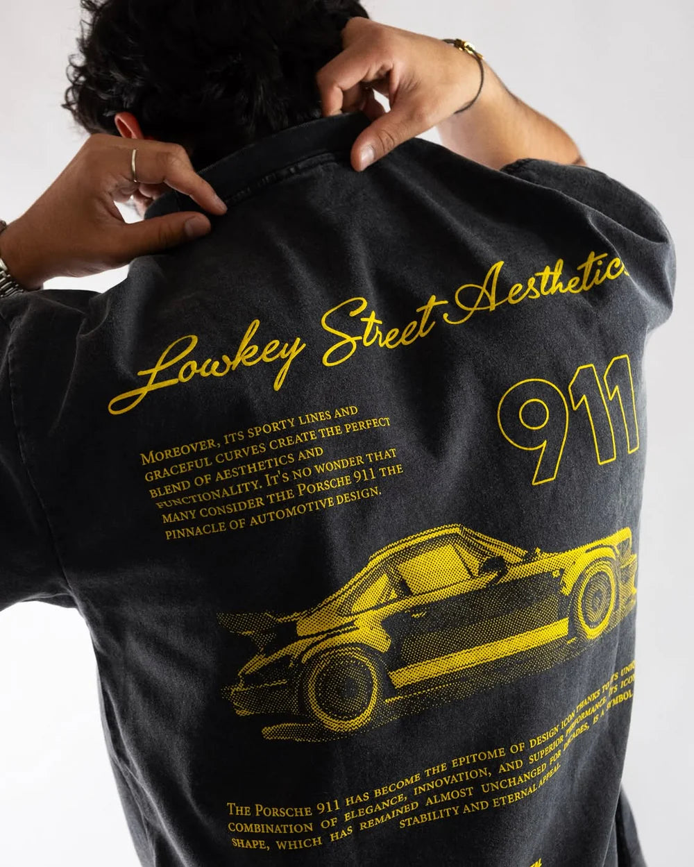 Black Porsche Yellow